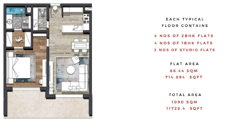 Ermax Residences: floorplan, photo 12 of 12