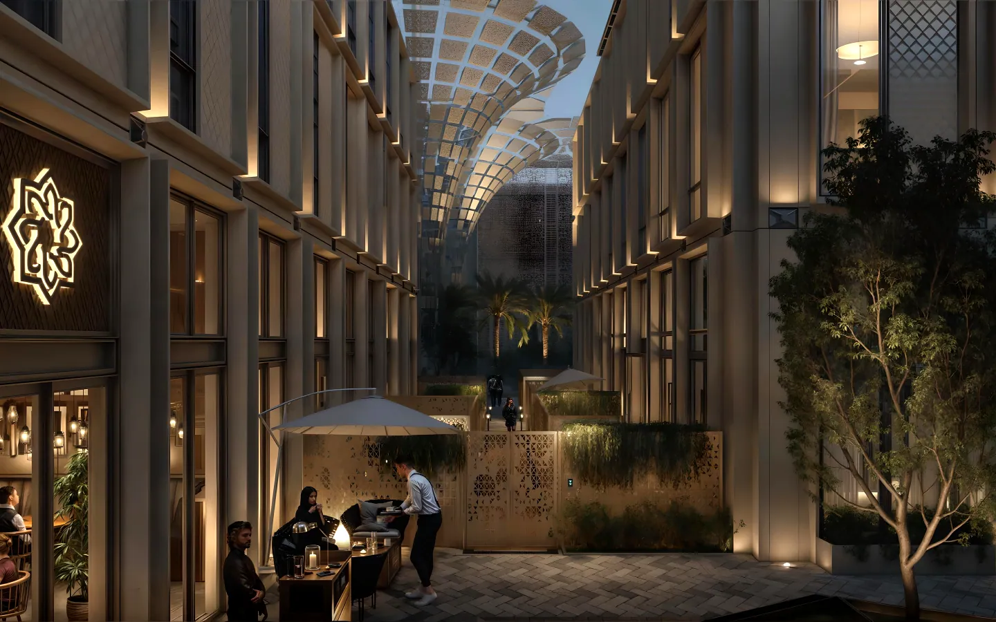 Al Waha Residences: interior living, photo 9 of 12