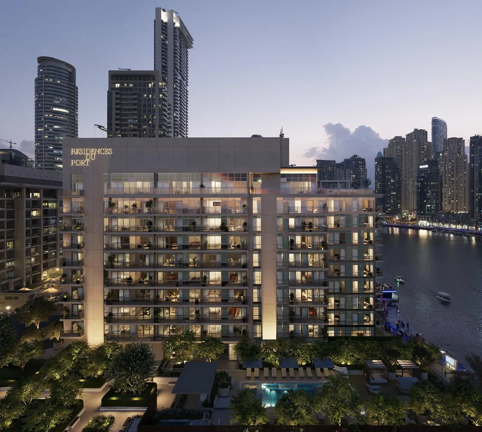 Résidences Du Port, Dubai Marina, Autograph Collection Residences: aerial, photo 4 of 12
