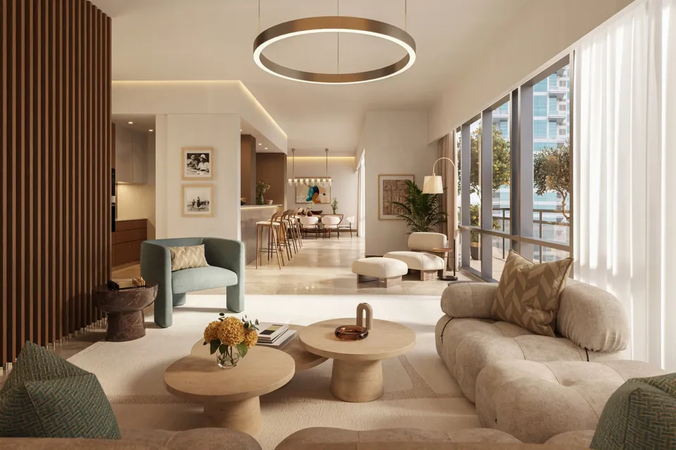 Résidences Du Port, Dubai Marina, Autograph Collection Residences: interior living, photo 5 of 12