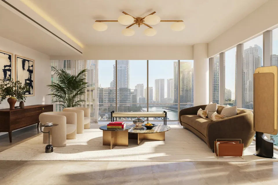 Résidences Du Port, Dubai Marina, Autograph Collection Residences: interior living, photo 6 of 12