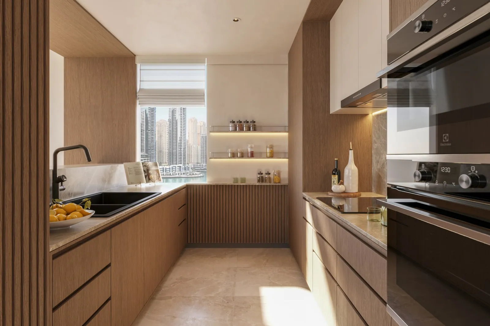 Résidences Du Port, Dubai Marina, Autograph Collection Residences: interior kitchen, photo 9 of 12