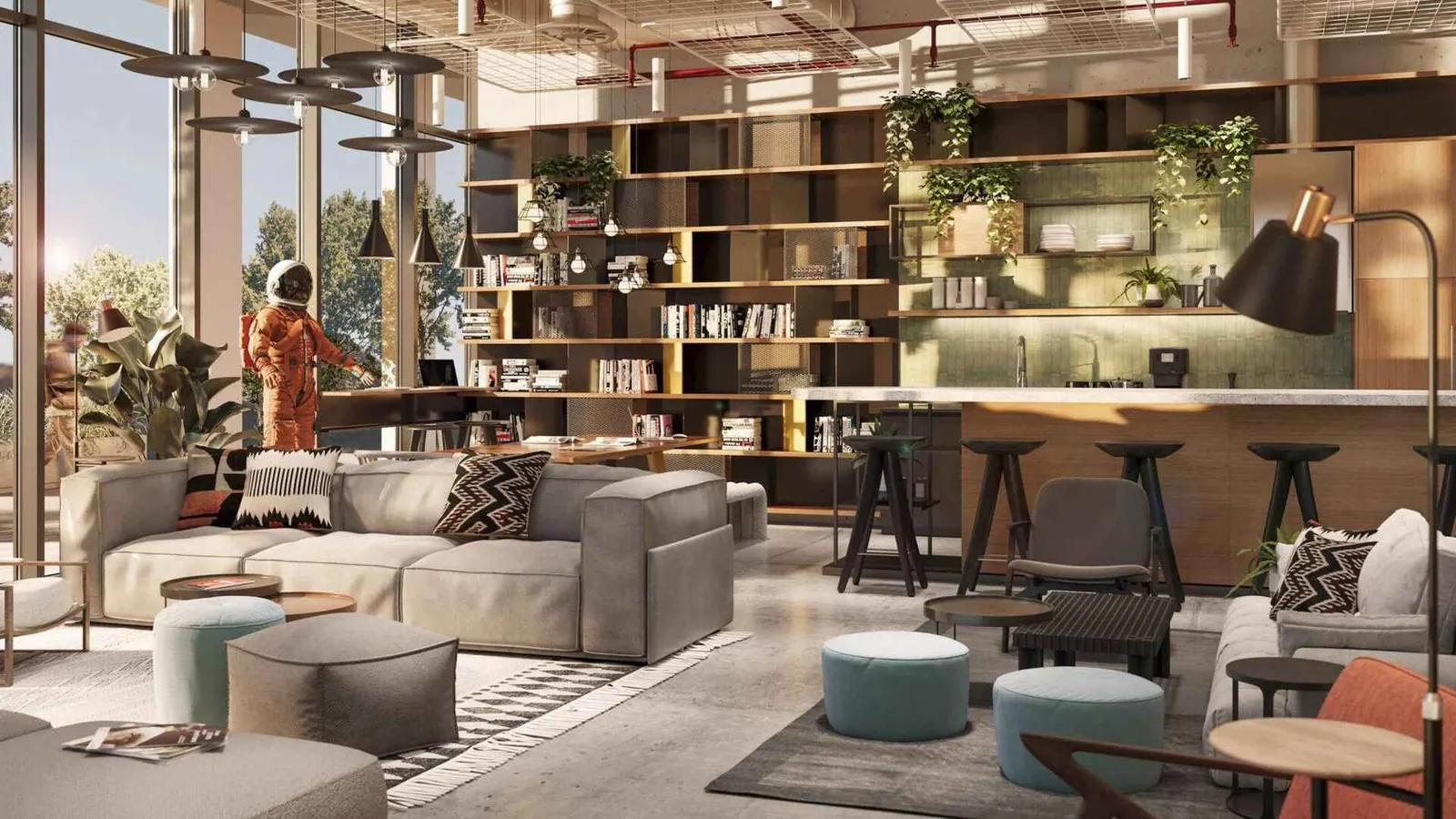 Metropoint: interior living, photo 6 of 12