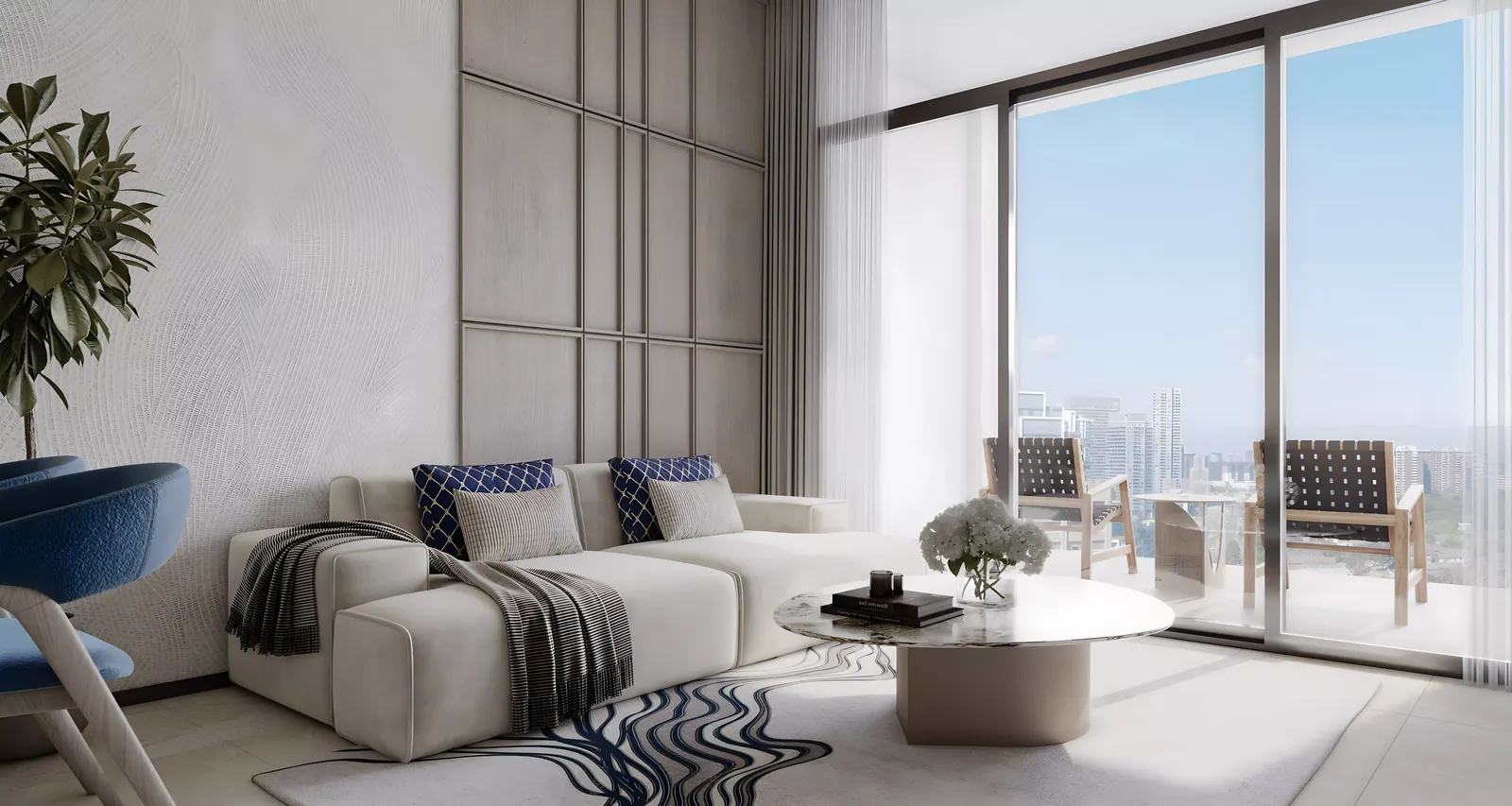 Courtyard One: interior living, photo 5 of 11