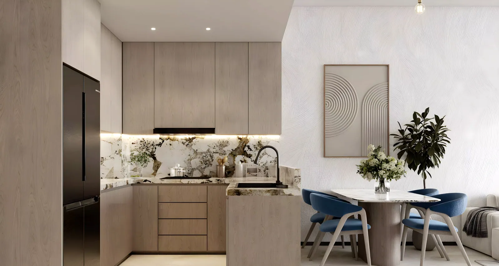 Courtyard One: interior kitchen, photo 6 of 11