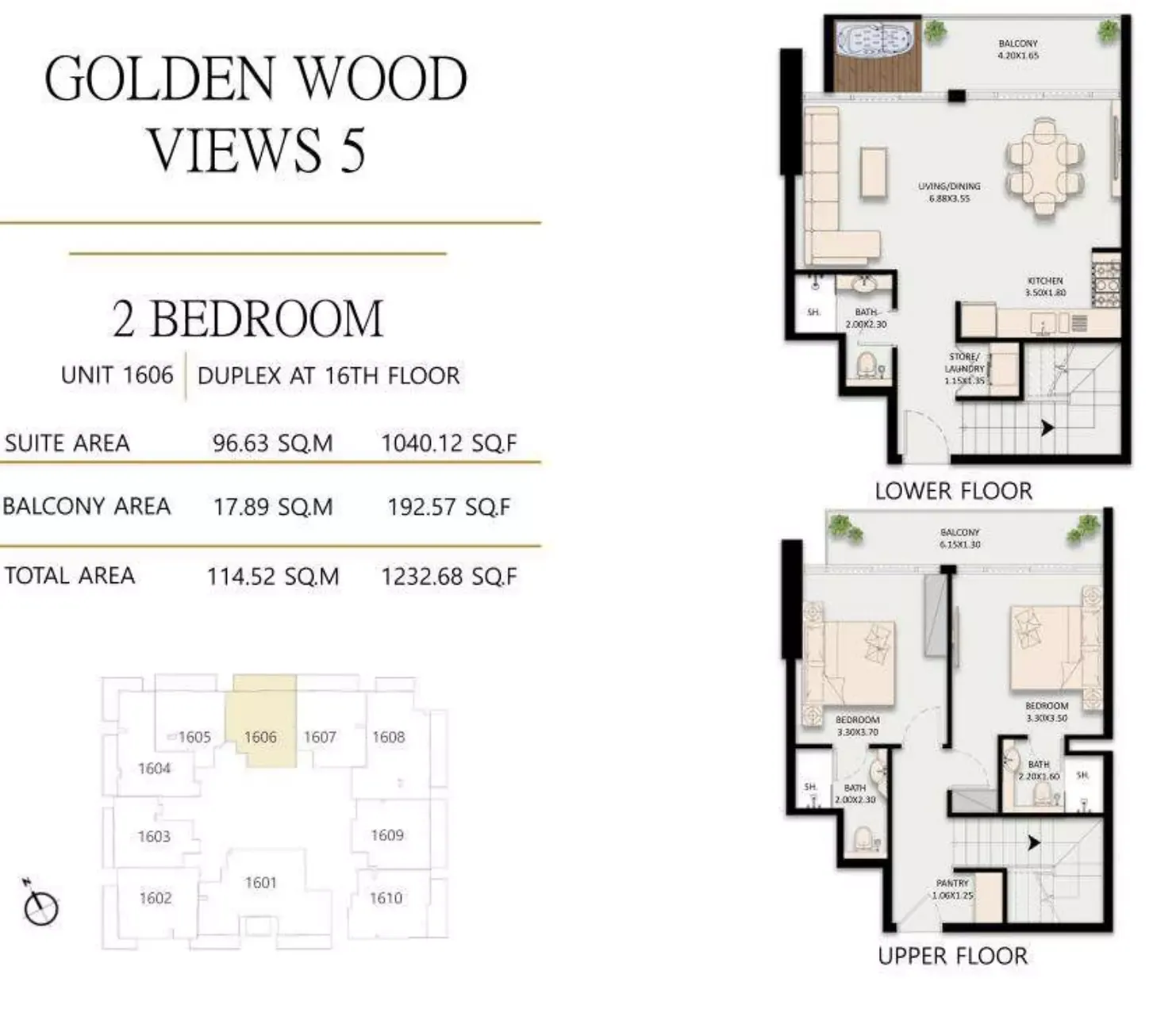 Golden Wood Views 5: floorplan, photo 6 of 8
