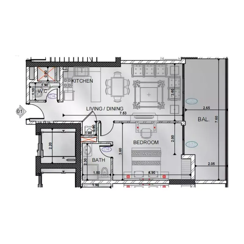 Ethan: floorplan, photo 3 of 6