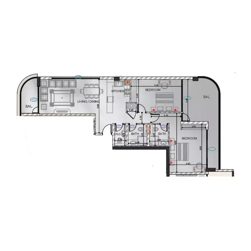 Ethan: floorplan, photo 4 of 6