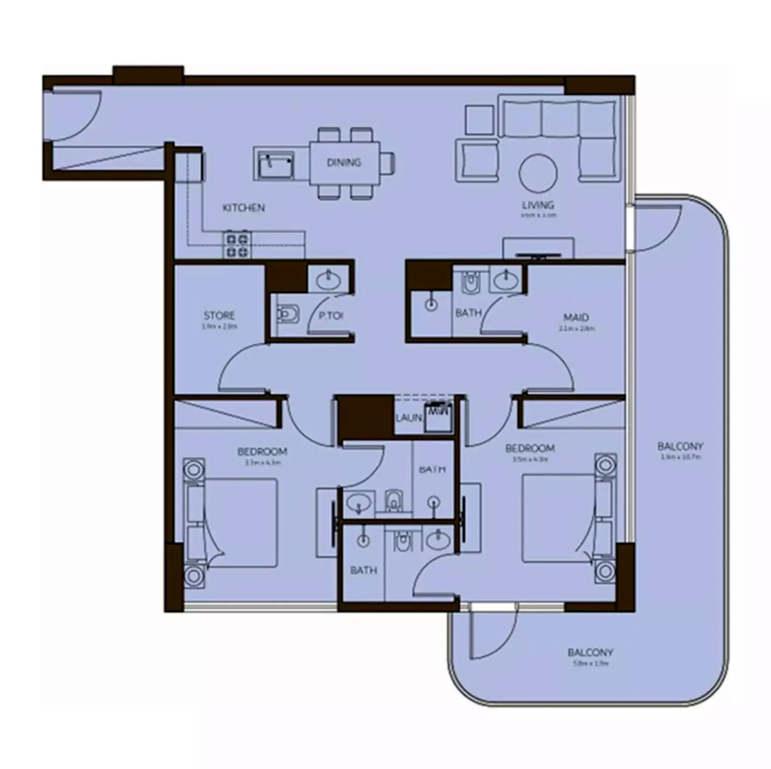 Coral Isle: floorplan, photo 5 of 6