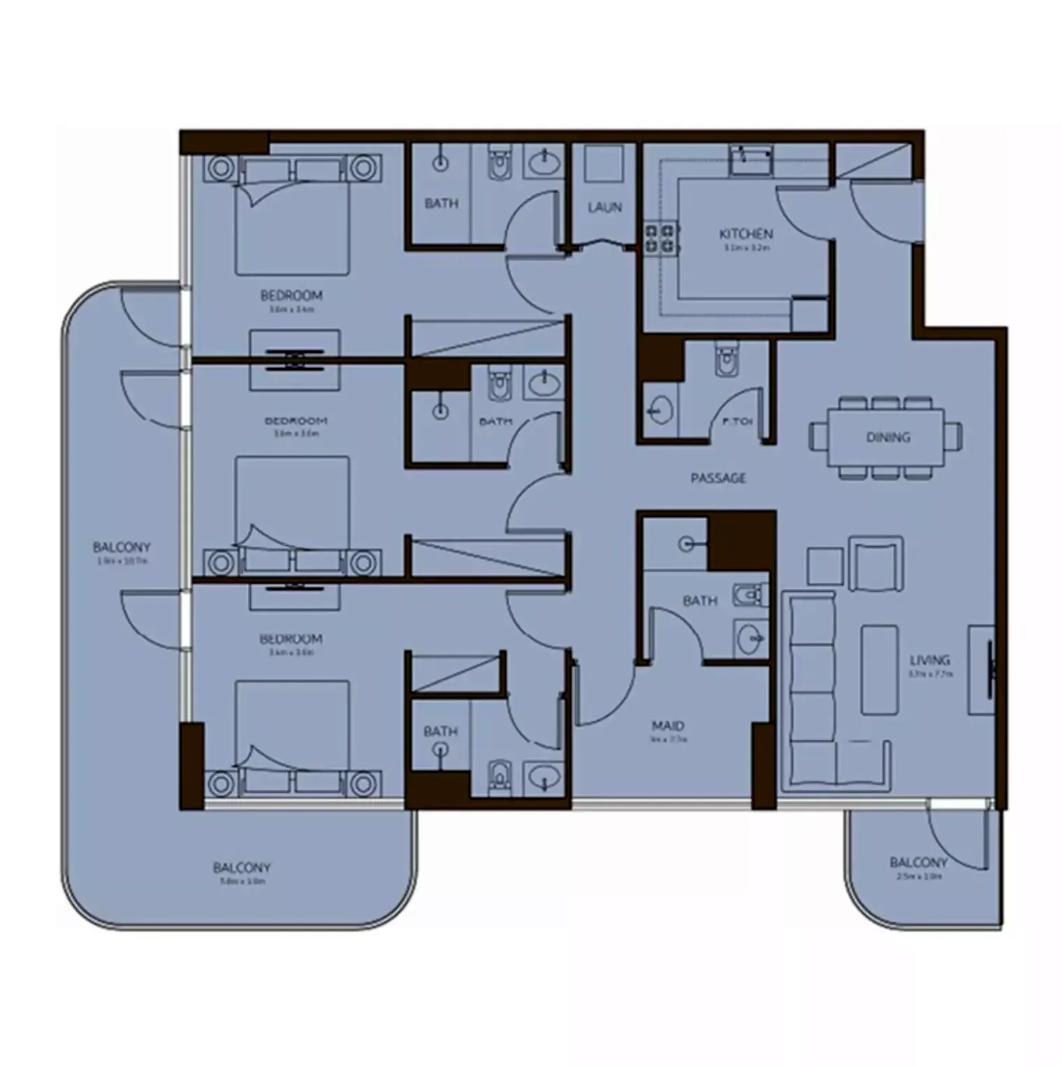 Coral Isle: floorplan, photo 6 of 6