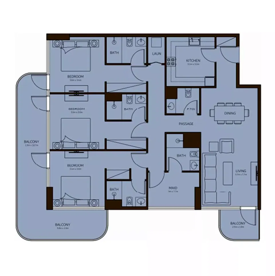 Coral Isle: floorplan, photo 6 of 6