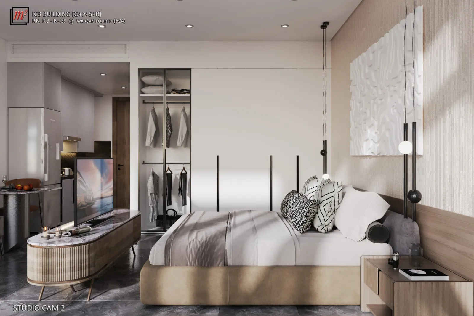 Sadaat Tower: interior bedroom, photo 7 of 9
