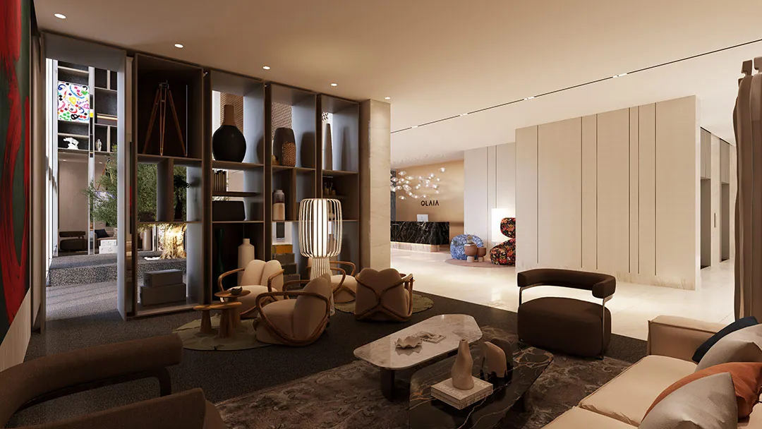 Olaia Residences: interior living, photo 2 of 12