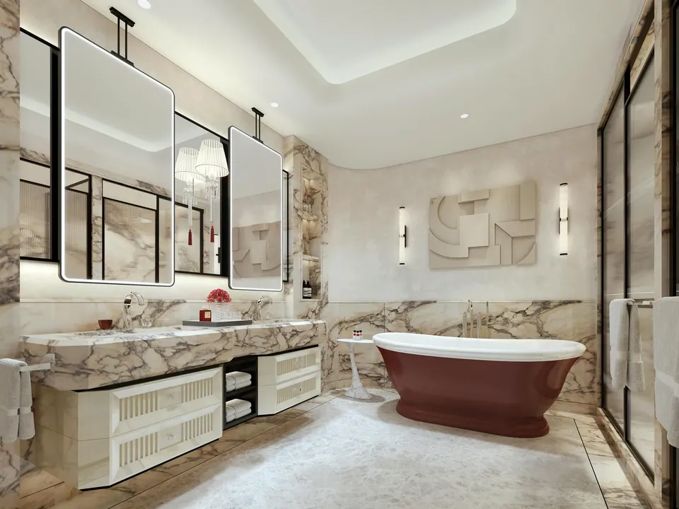 Baccarat Hotel & Residences Dubai: interior bathroom, photo 8 of 8
