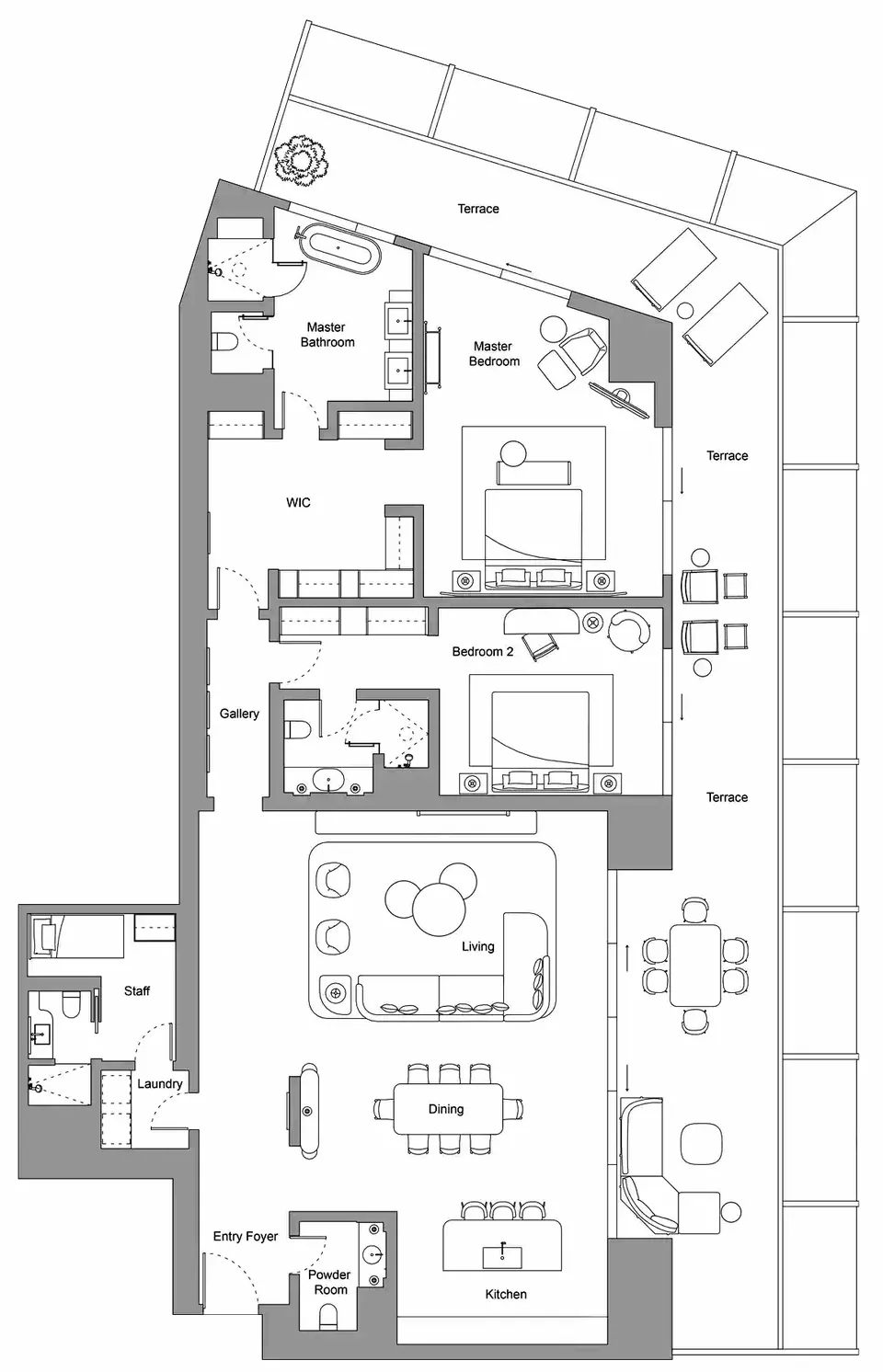 Four Seasons Private Residences at DIFC: floorplan, photo 6 of 7