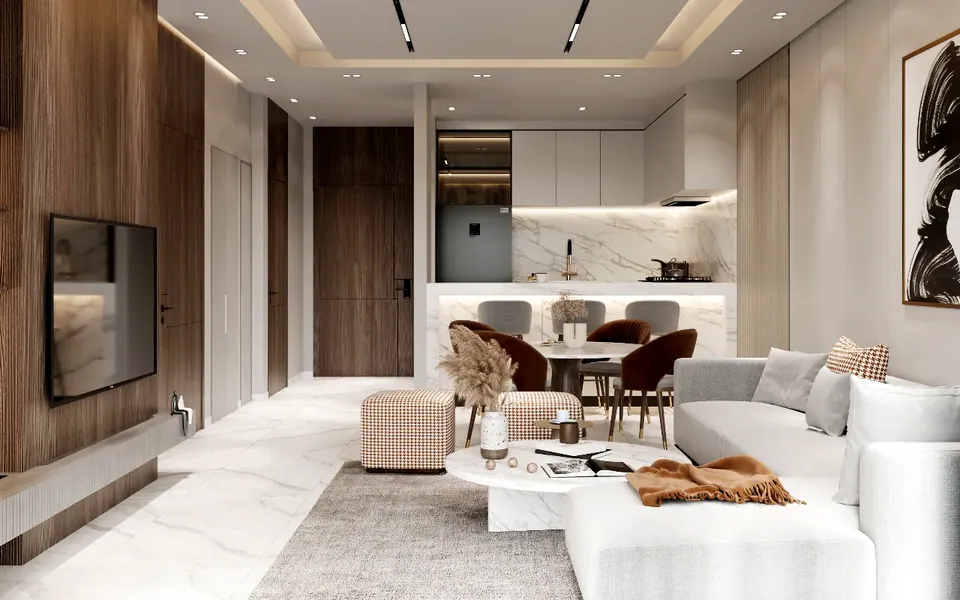 Almaara Residences: interior living, photo 5 of 12