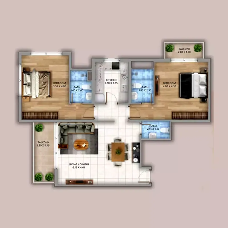 Linden Residences: floorplan, photo 7 of 7
