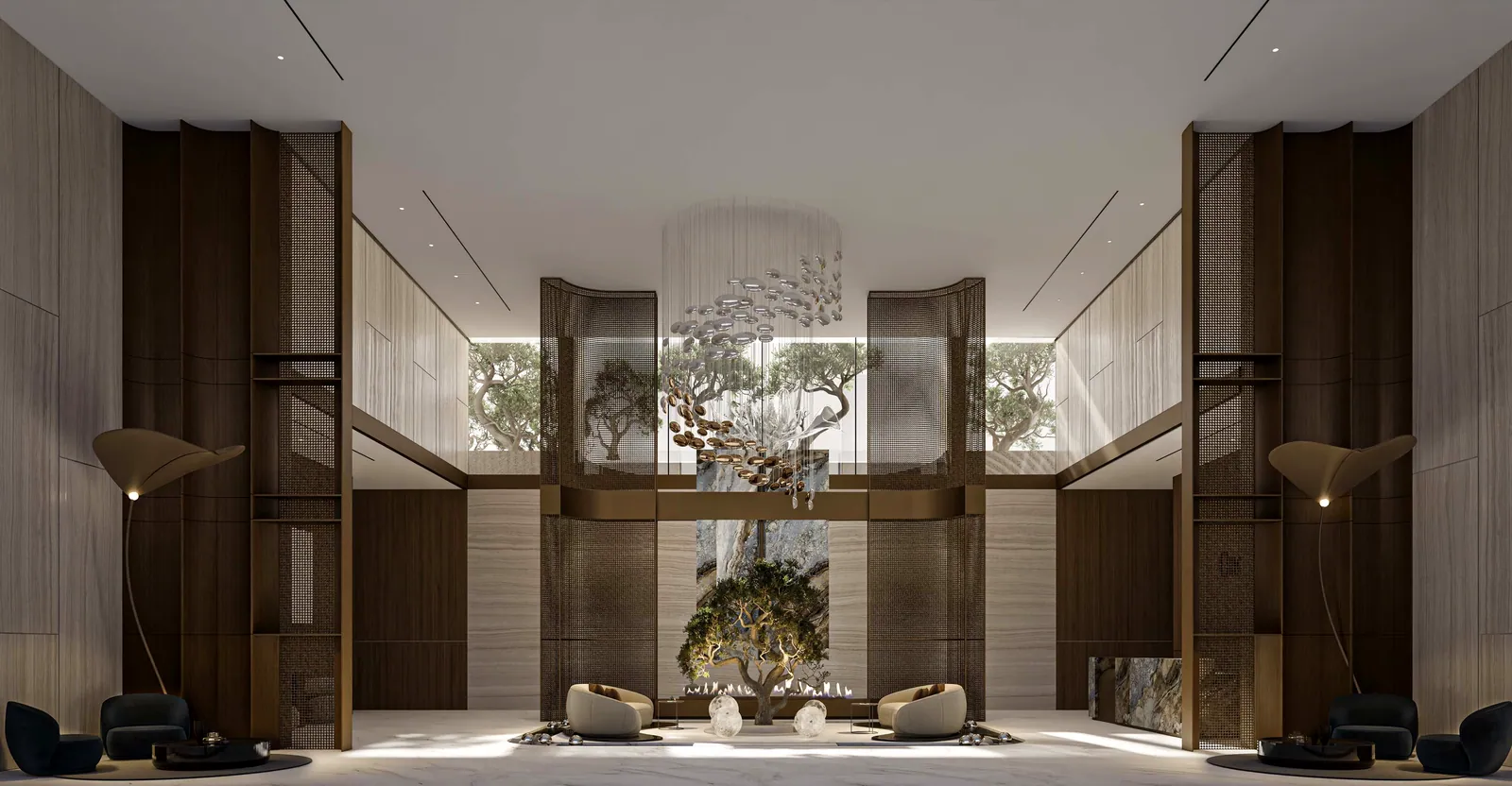 One Beverly: interior living, photo 3 of 7