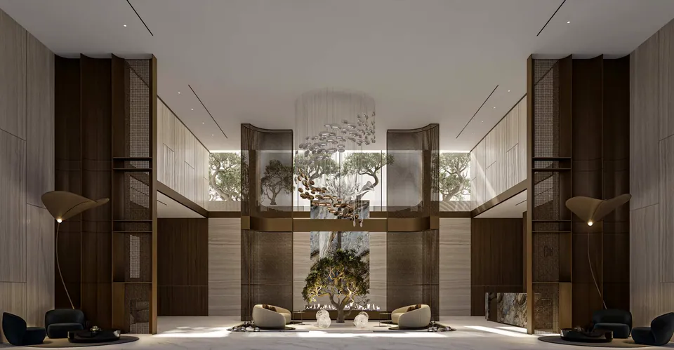 One Beverly: interior living, photo 3 of 7