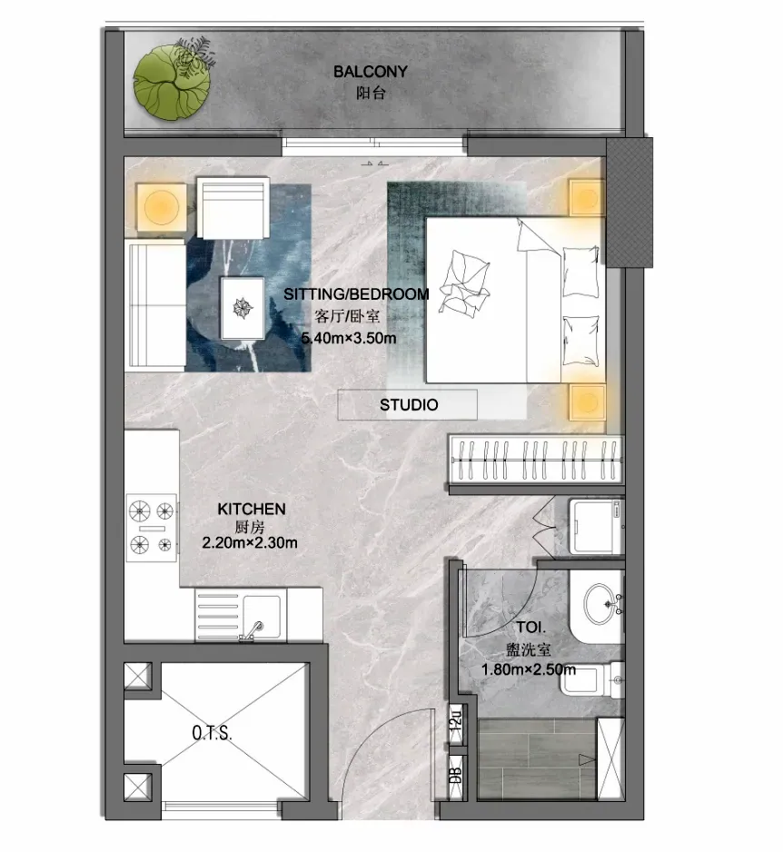 Forest City Tower: floorplan, photo 6 of 7
