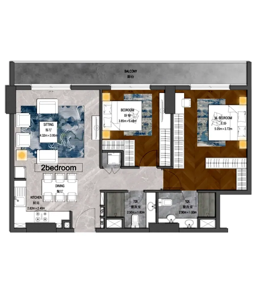 Forest City Tower: floorplan, photo 7 of 7