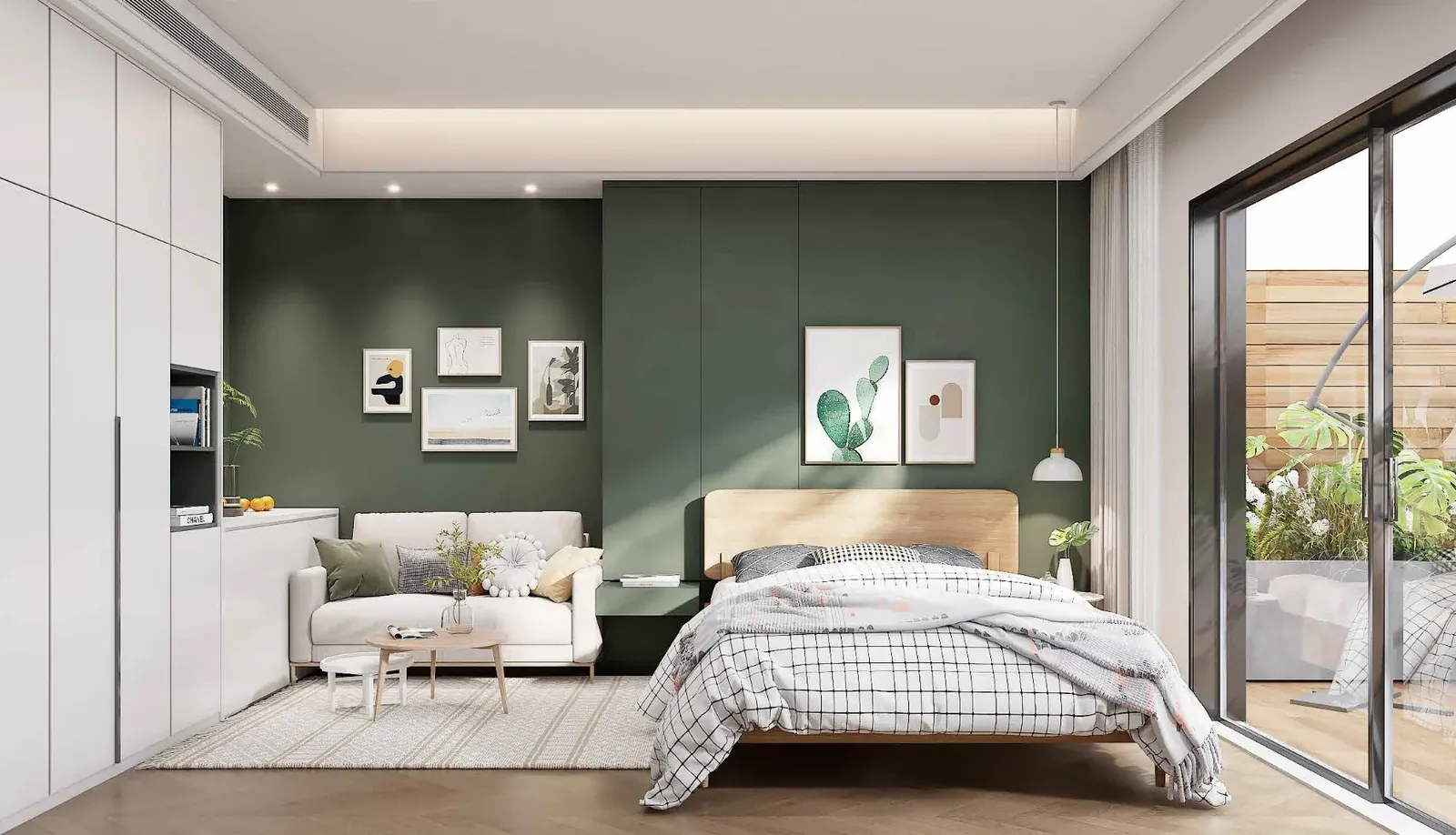 Forest City Tower II: interior bedroom, photo 4 of 10