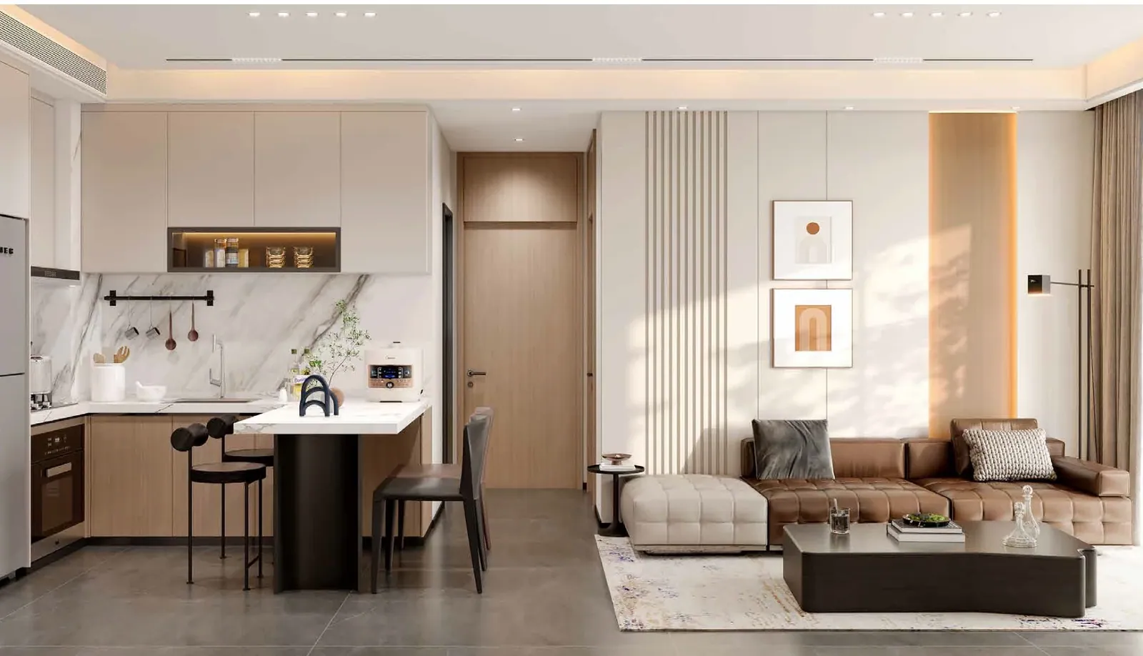 Oasis Residences: interior living, photo 5 of 12