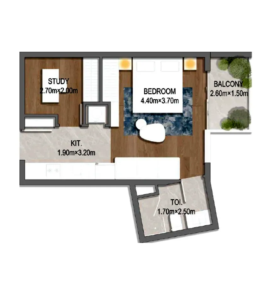 Oasis Residences: floorplan, photo 11 of 12