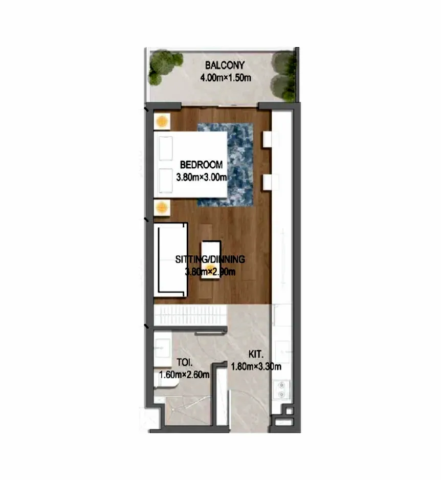 Oasis Residences: floorplan, photo 12 of 12