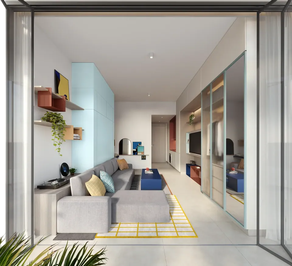 Rove Home Dubai Marina: interior living, photo 4 of 12