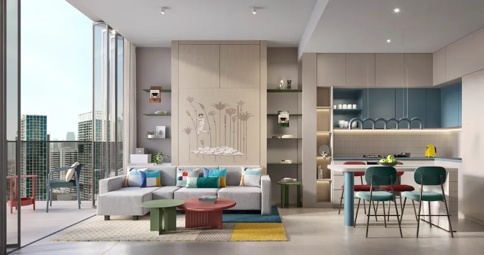 Rove Home Marasi Drive: interior living, photo 9 of 12