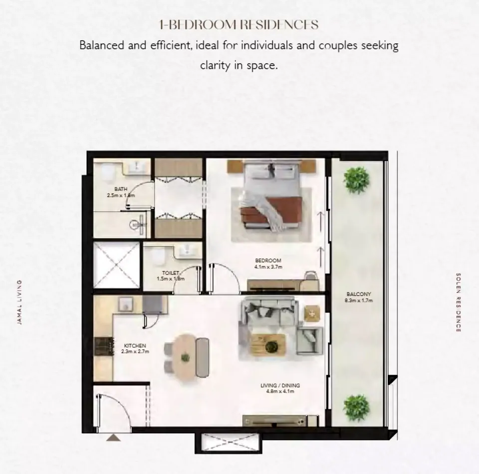 Solen Residence: floorplan, photo 1 of 4