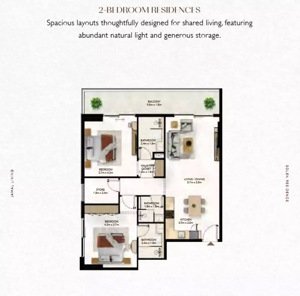 Solen Residence: floorplan, photo 2 of 4