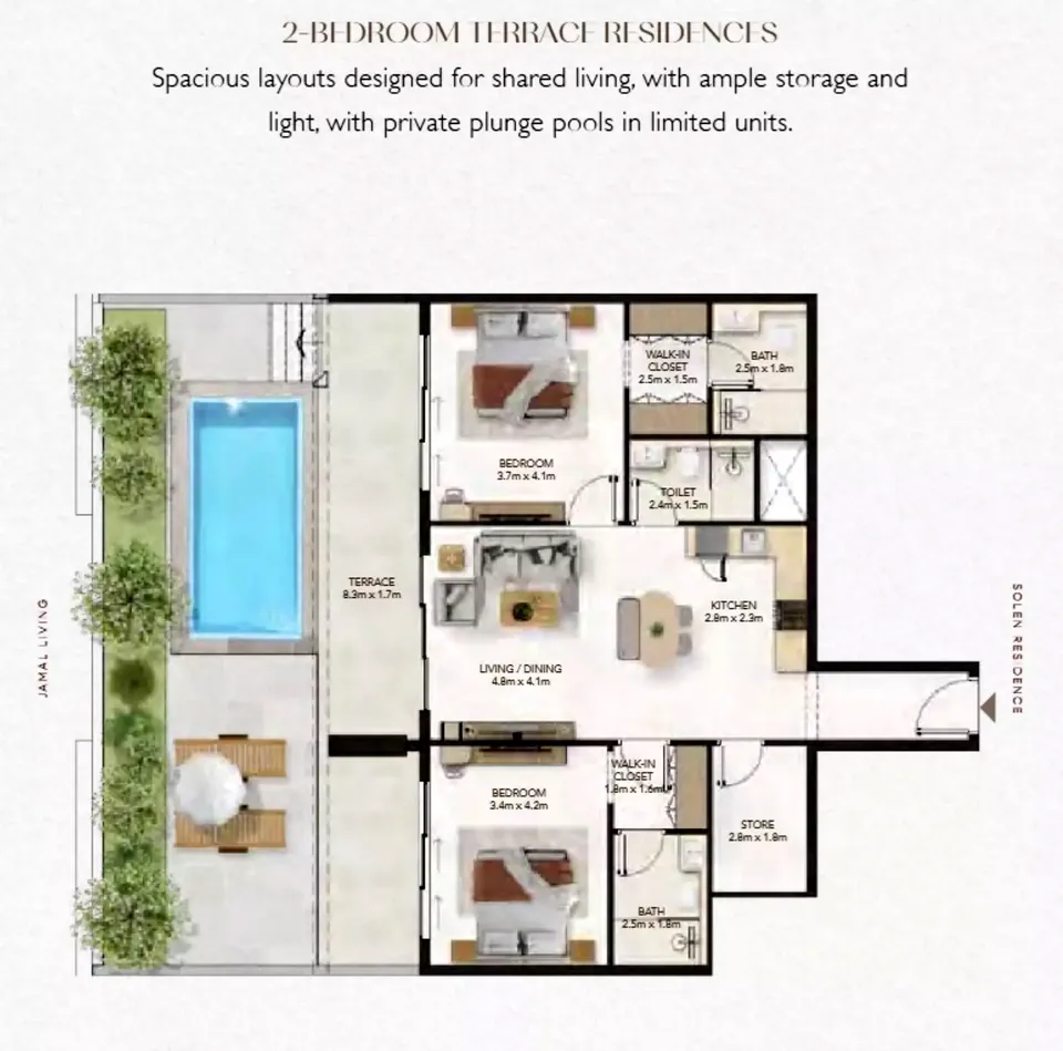 Solen Residence: floorplan, photo 3 of 4