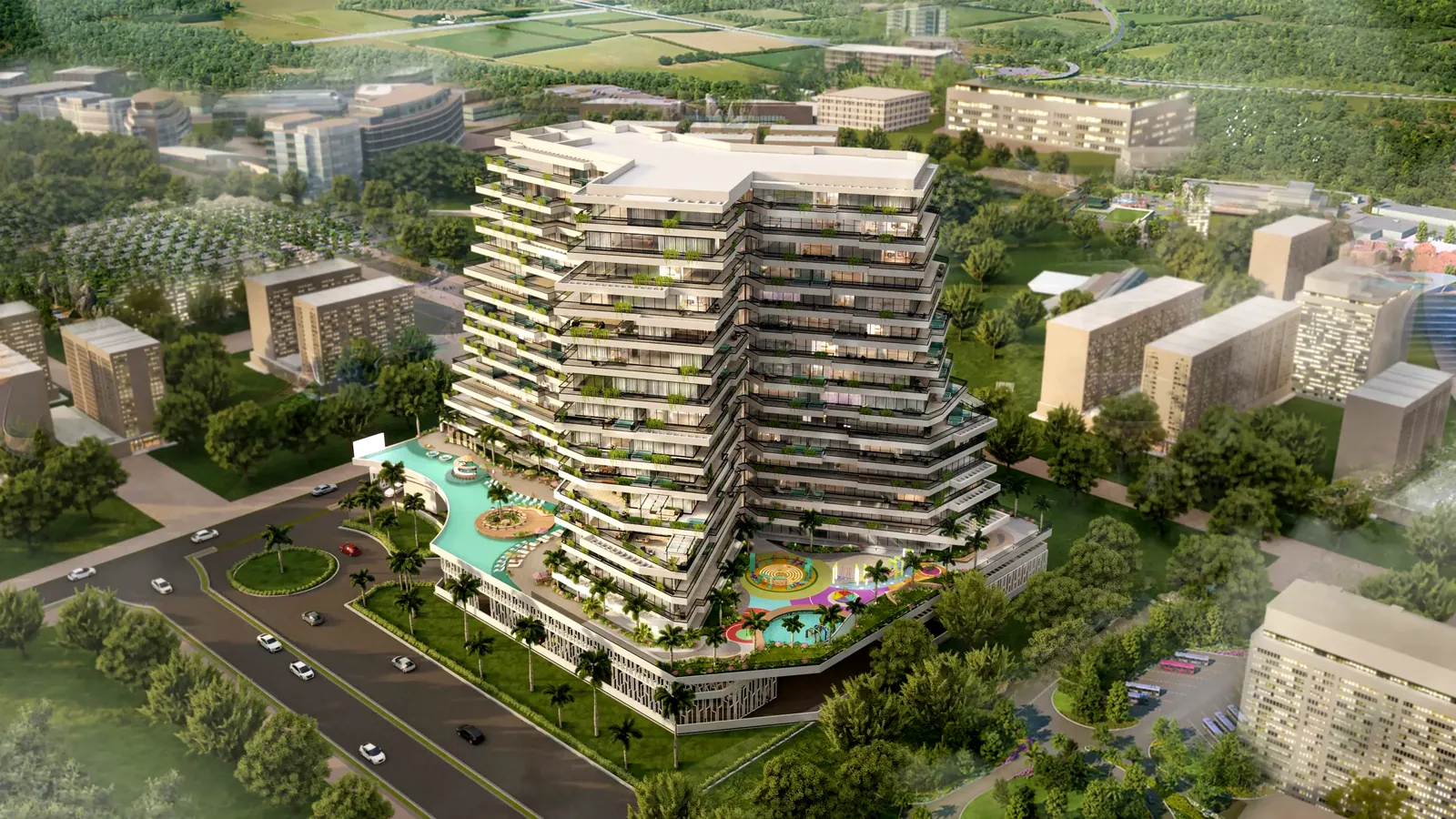 Trinity Residences by Karma: aerial, photo 4 of 12