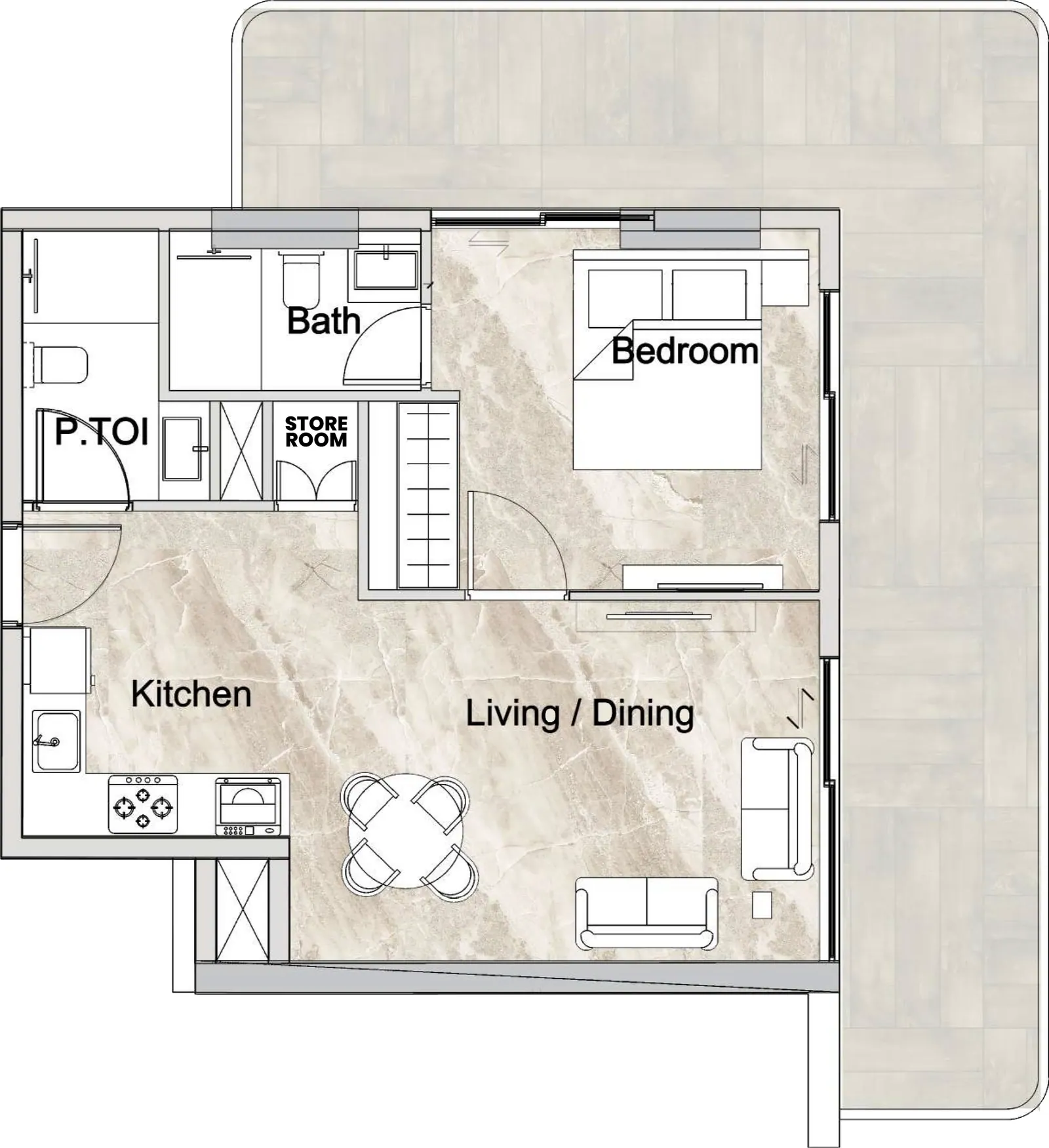 Zyra Vista Residences: floorplan, photo 5 of 7