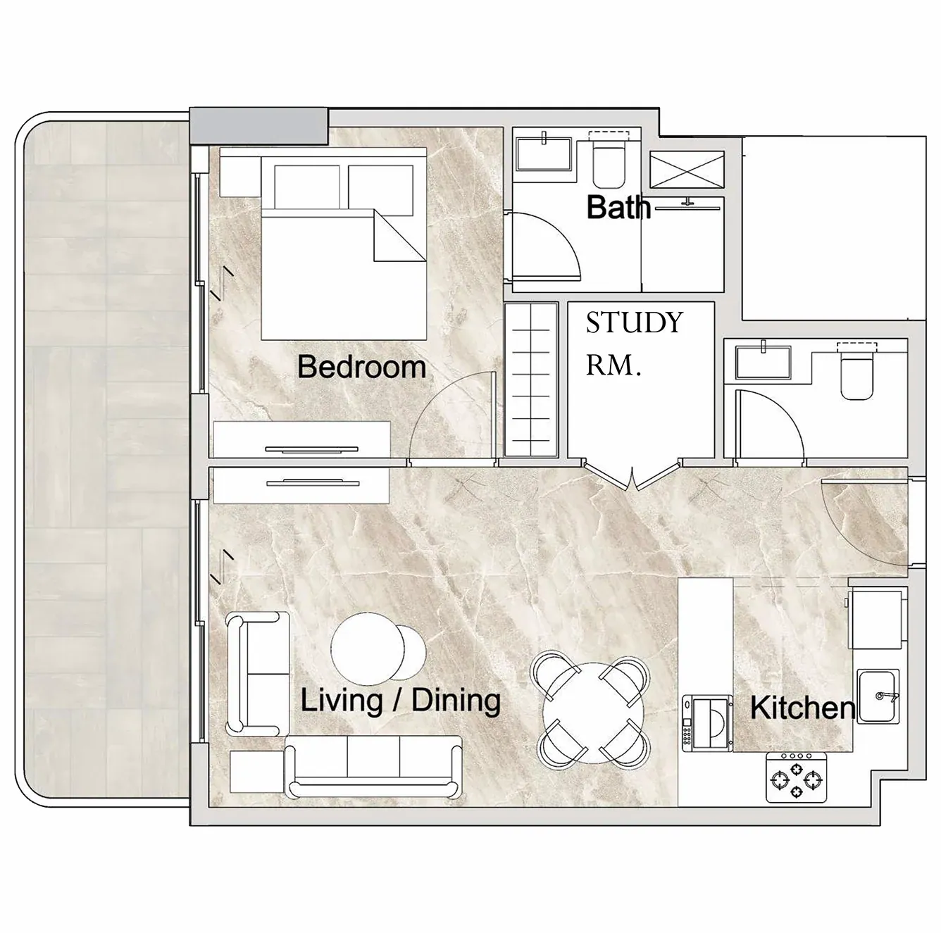 Zyra Vista Residences: floorplan, photo 6 of 7