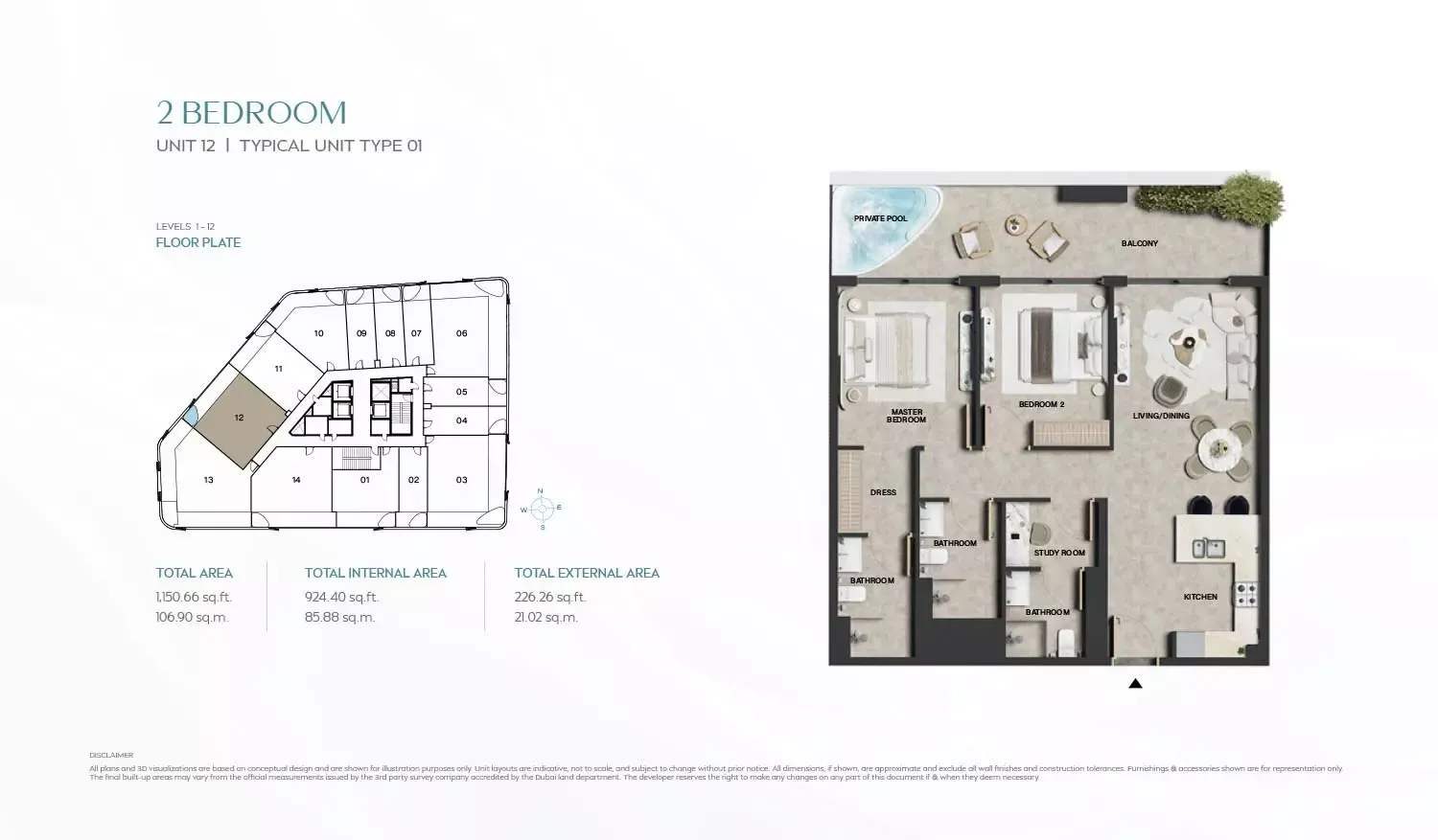 Weybridge Gardens 5: floorplan, photo 12 of 12