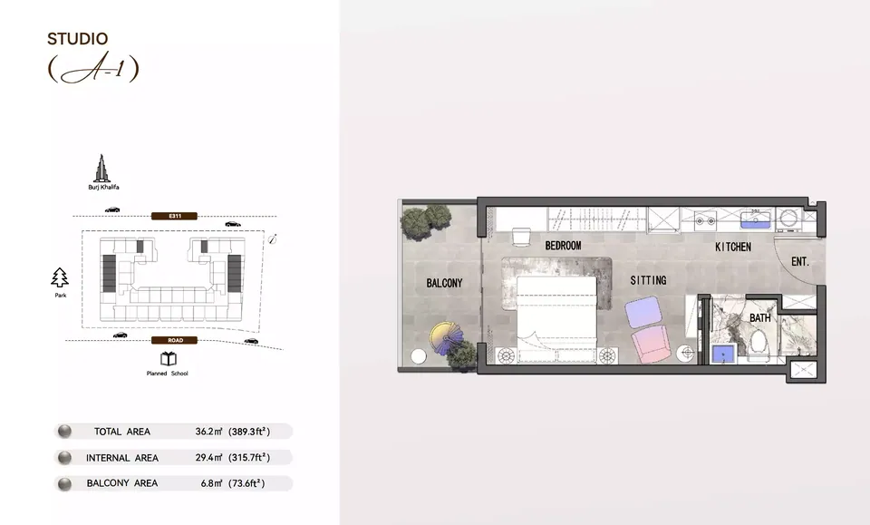 Listone Residence: floorplan, photo 12 of 12