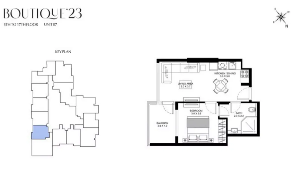 Boutique 23: floorplan, photo 10 of 12
