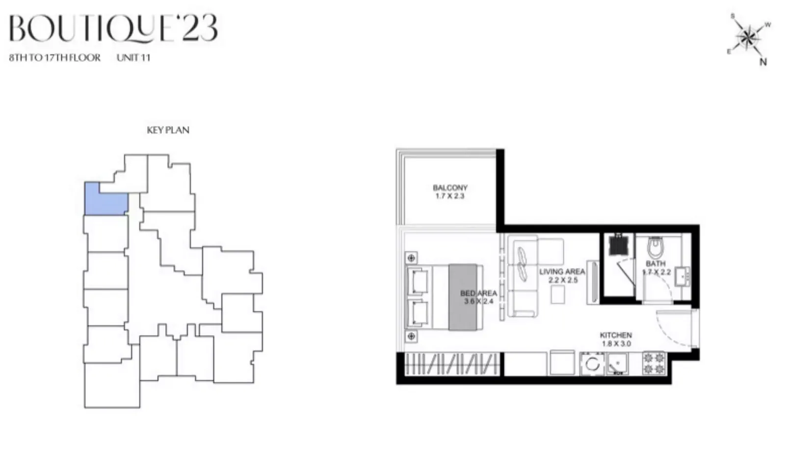 Boutique 23: floorplan, photo 12 of 12