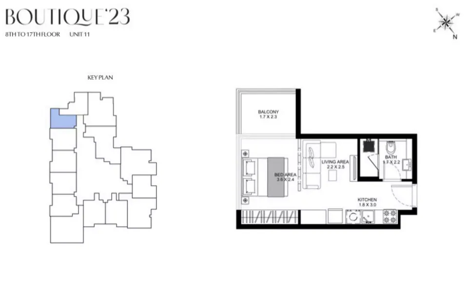 Boutique 23: floorplan, photo 12 of 12
