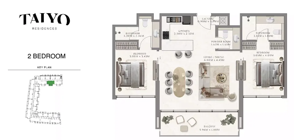 Taiyo Residences: floorplan, photo 9 of 11