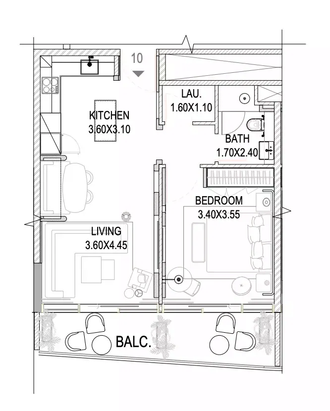 The Pier Residences: floorplan, photo 10 of 11