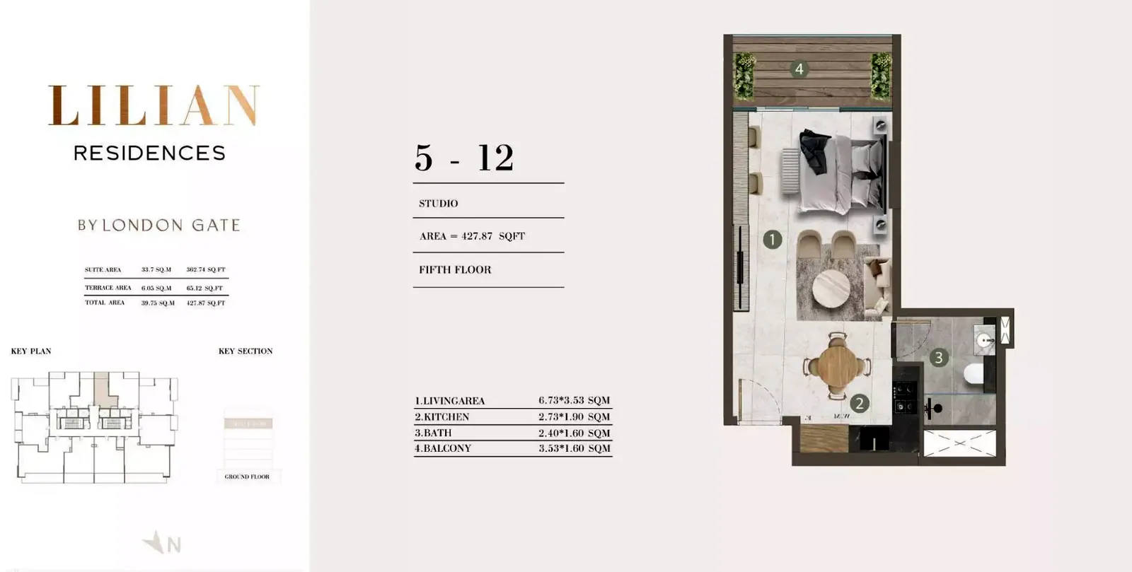 Lilian Residences: floorplan, photo 6 of 7