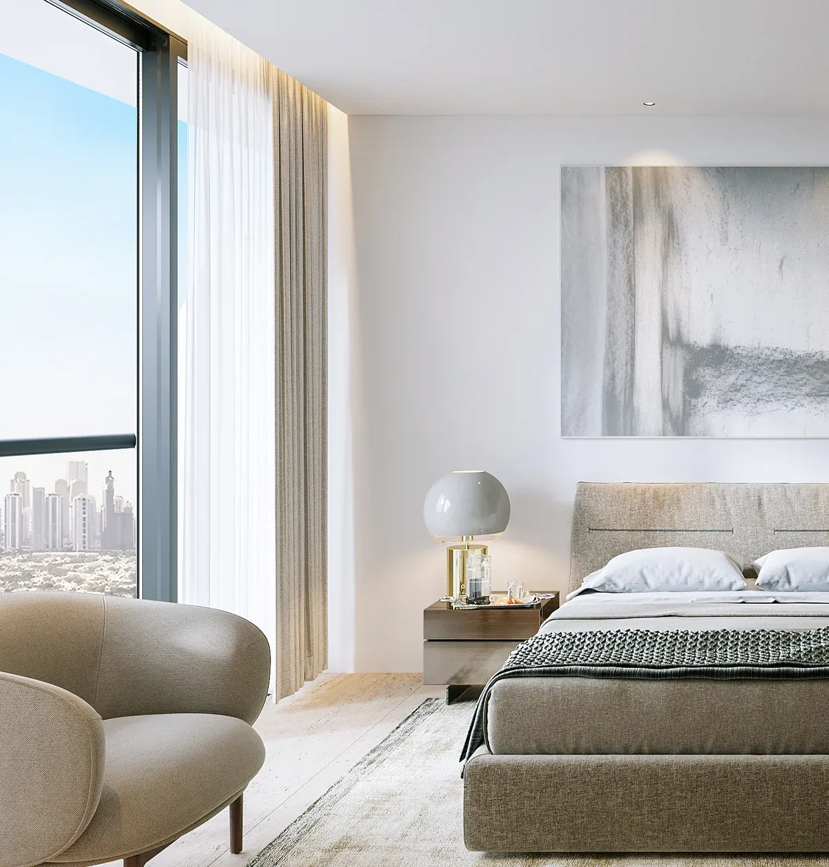 Santorini Residences by Loutraki: interior living, photo 5 of 12