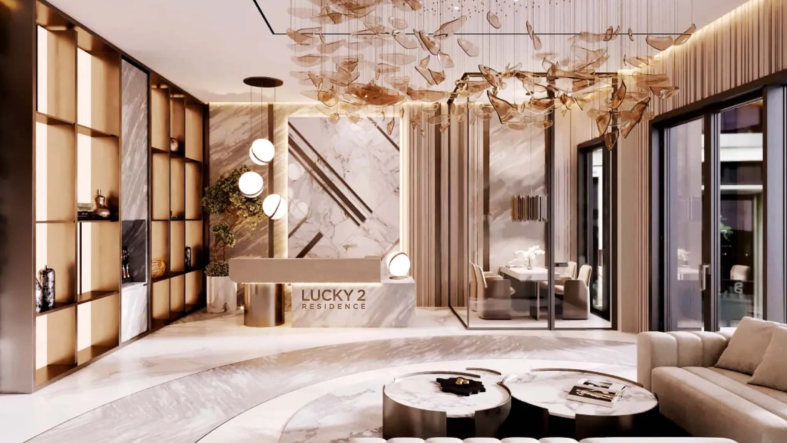 Lucky 2 Residence: interior living, photo 6 of 12