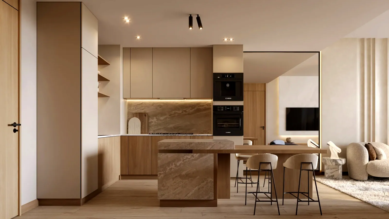 La Clé by Maaia: interior kitchen, photo 4 of 12