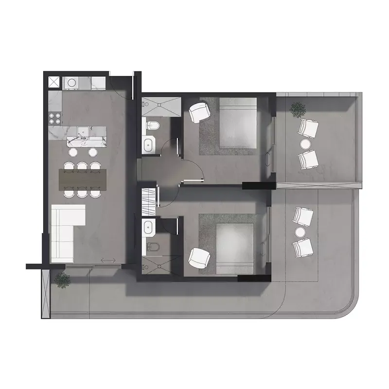 Aizel Tower: floorplan, photo 8 of 8