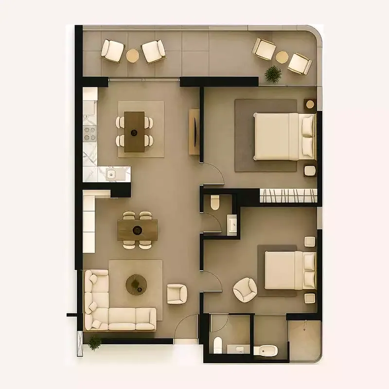 MAAK Residence: floorplan, photo 6 of 7